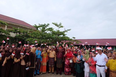 Dihadiri Sekda, 11 Sekolah di Inhil Gelar Outdoor Classroom Day 